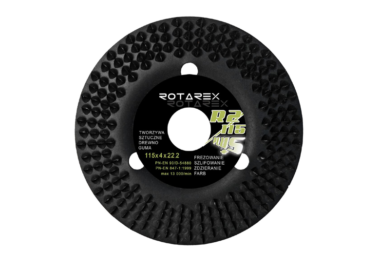 Raspschijf, schuin, premium Rotarex BLACK MAMBA R2/115 plus+