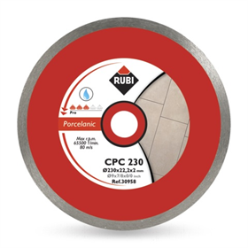 Diamantschijf PRO 230mm Rubi CPC 230 PRO