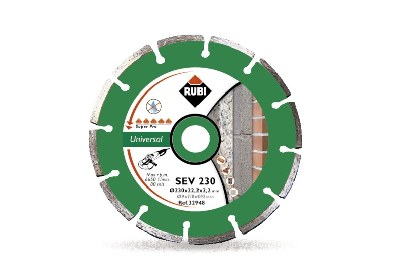 Segmentschijf SEV230 22,2mm Rubi S230/22,2mm