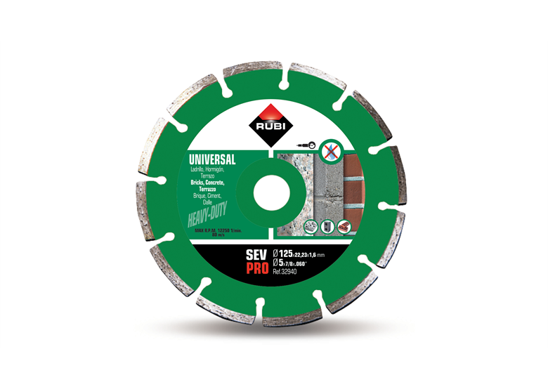 Diamantzaagblad Rubi SEV 125 PRO