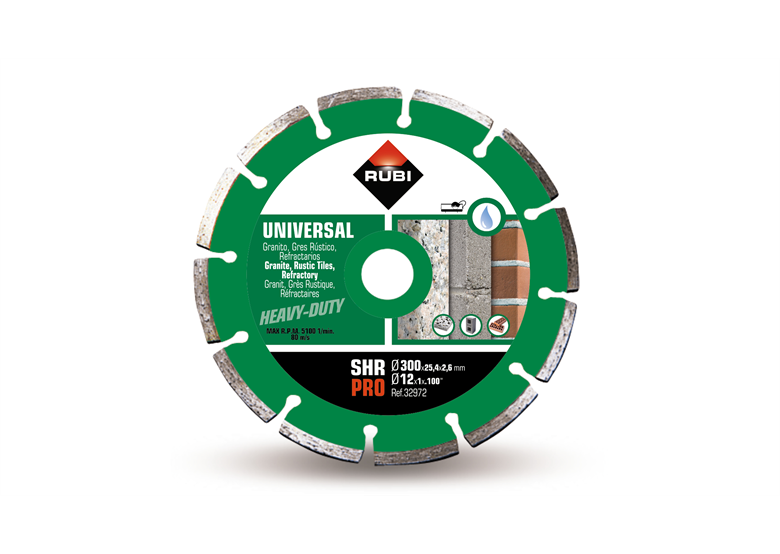 Universele diamanten schijf Rubi SHR 300 PRO