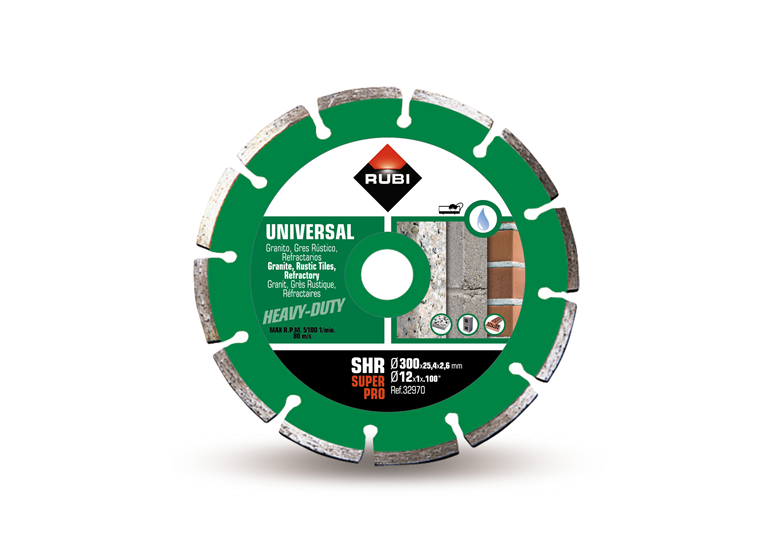Diamantzaagblad 300mm Rubi SHR 300 SUPERPRO