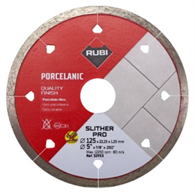 Diamantschijf 125 mm Rubi SLITHER PRO