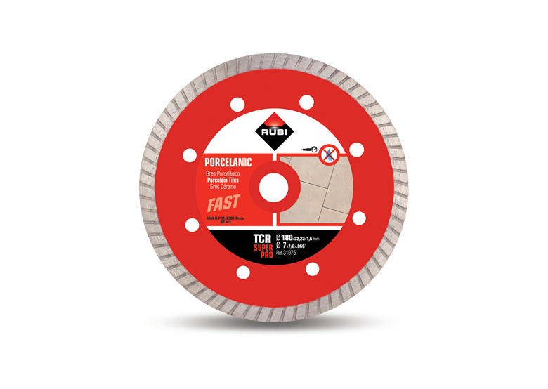 Diamantzaagblad Rubi TCR 180 SUPERPRO