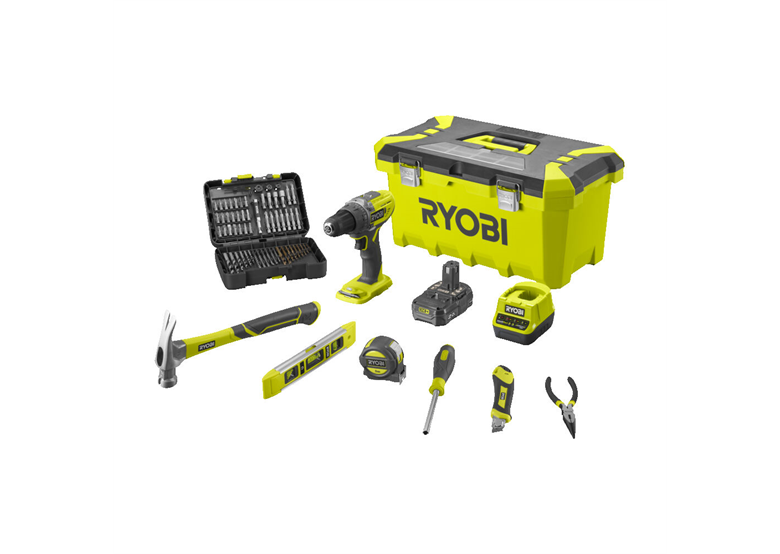 Boor-schroefmachine Ryobi ONE+ R18DD3-120TAH 1x2,0Ah
