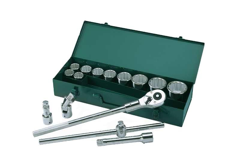 Dopsleutels 15-delig 3/4" metrisch Sata ST09015SJ
