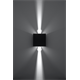Wandlamp LUCA zwart LED IP54 Sollux Lighting Deep Space