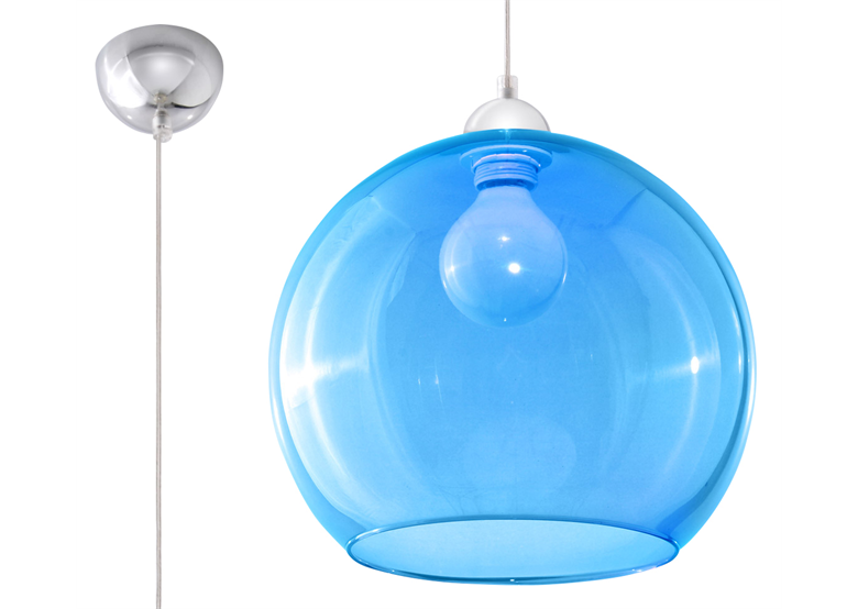 Hanglamp BALL blauw Sollux Lighting French Sky