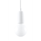 Hanglamp DIEGO 1 wit Sollux Lighting Nickel