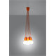 Hanglamp DIEGO 5 oranje Sollux Lighting Nickel