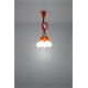 Hanglamp DIEGO 5 oranje Sollux Lighting Nickel