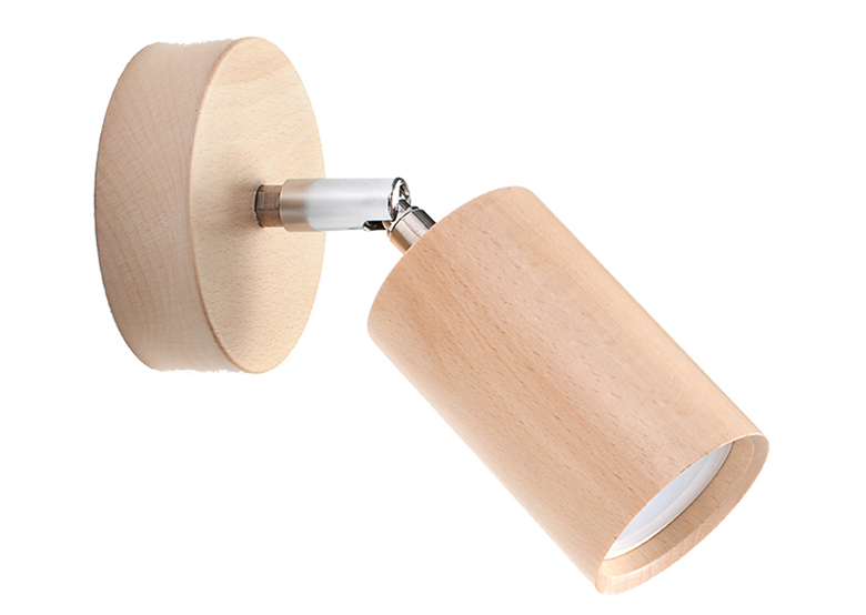 Wandlamp BERG naturel hout Sollux Lighting Peach Puff