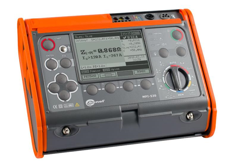 Multifunctionele meter voor parameters  elektrische installatie Sonel MPI-530