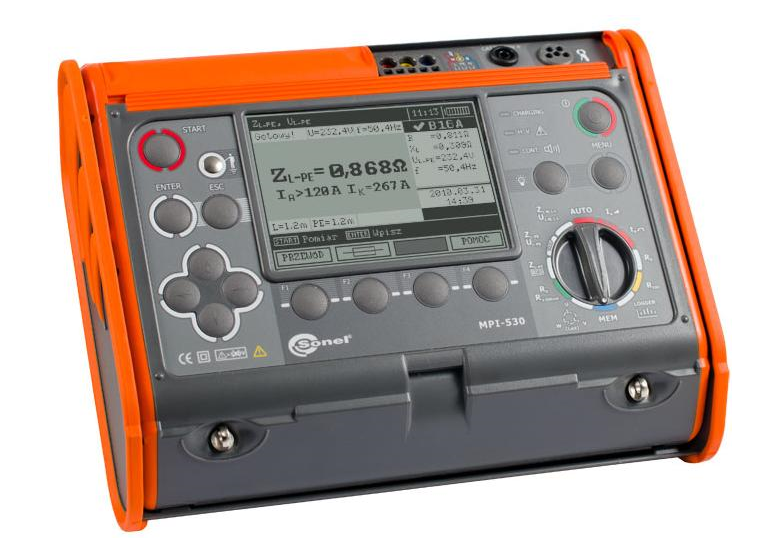 Multifunctionele meter voor parameters elektrische installatie Sonel MPI-530