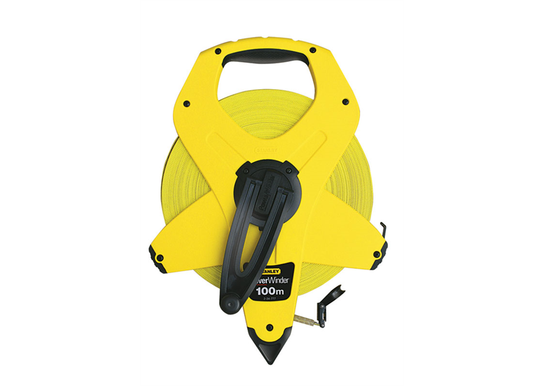 100m glasvezel meetlint Stanley Power Winder 2-34-777