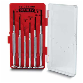 Precisie schroevendraaier-set 6st. Stanley S/66-039-1