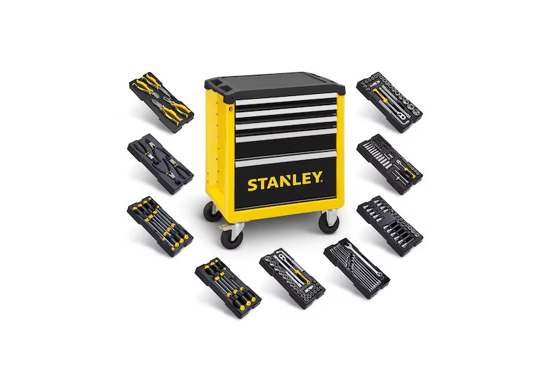 Gereedschapswagen met uitrusting, 144-delig. Stanley STHT0-80442