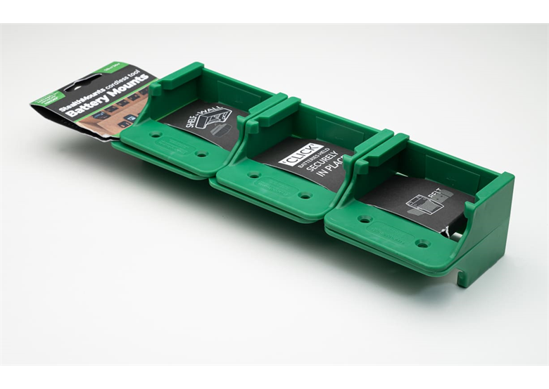 Accuhouder voor Hikoki, Metabo HPT, Hitachi 18V, 6-pack Stealth Mounts BM-MHH18-GRN-6