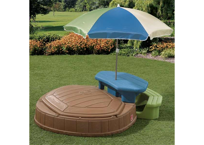Zandbak met tafeltje en parasol Step2 8437