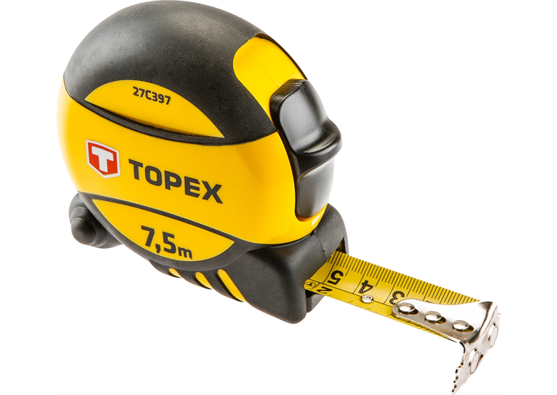 Rolmaat 8 mtr, Magnetisch Topex 27C397