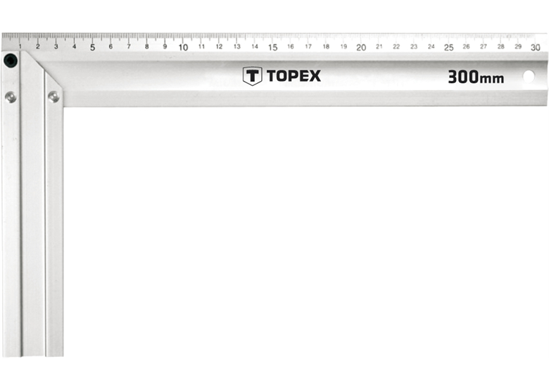 Winkelhaak aluminium 300x175 mm Topex 30C363