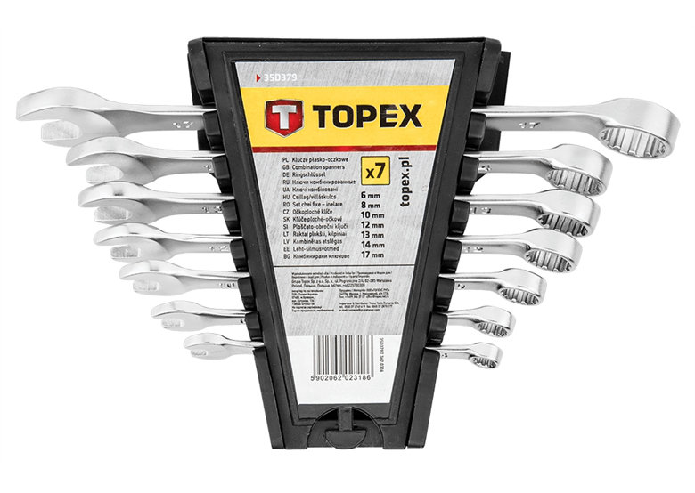 Steek-ringsleutels Topex 35D379