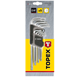 Torx Sleutel Set TS10 - TS50 9-delig Topex 35D961