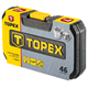 Dopsleutelset 1/4" 46-delig Topex 38D640