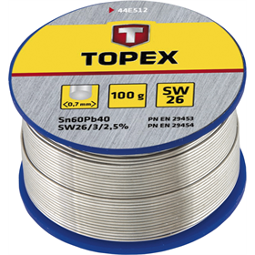 Soldeerdraad 60% Sn Ø1,0 mm Topex 44E522