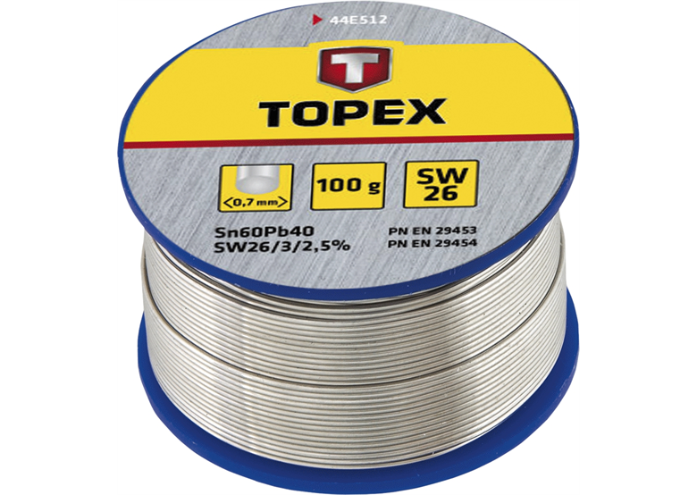 Soldeerdraad 60% Sn Ø1,0 mm Topex 44E522