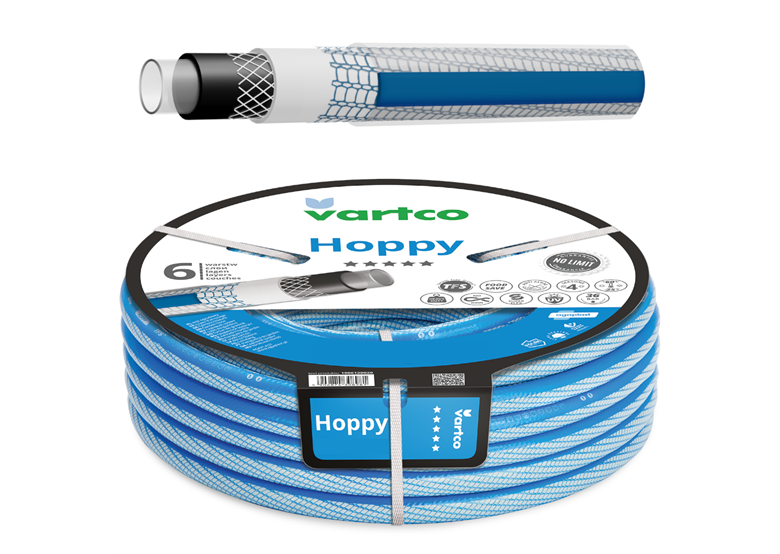 Tuinslang 1/2" 20m 6-laags HOPPY TFS Vartco HOPPY TFS 1006120020