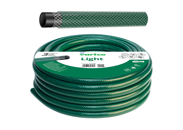 Tuinslang 1/2” 15m 3-laags LIGHT  Vartco LIGHT 1001120015