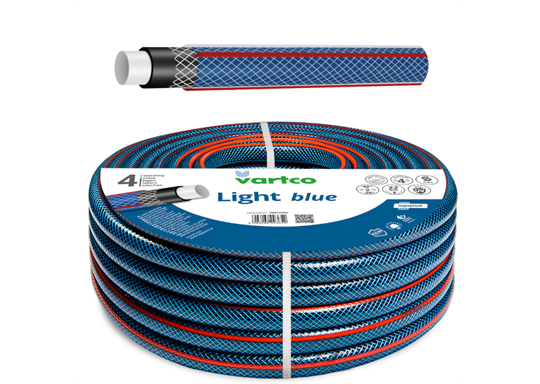 Tuinslang 1/2” 30m 4-laags  LIGHT BLUE Vartco LIGHT BLUE 1008120030