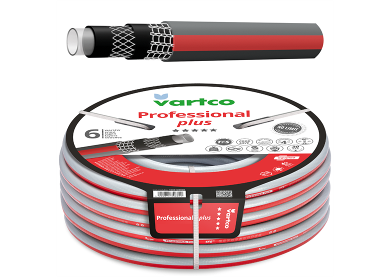 Tuinslang 1/2" 30m 6-laags Vartco PROFESSIONAL PLUS TFS 1005120030