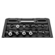 Frezenset 12-delig, schach 6 mm Verto 60H008