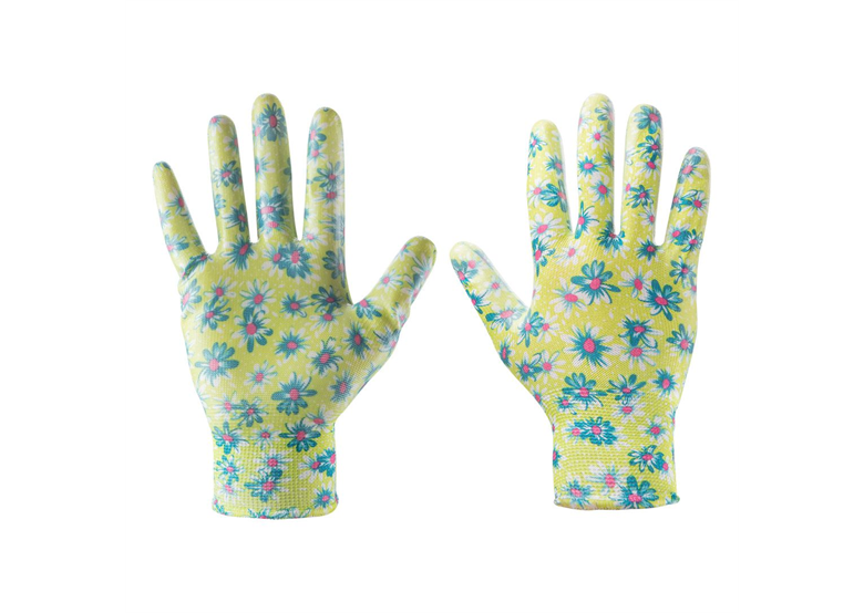Werkhandschoenen gecoat met nitril - 7" bloemenpatroon Verto 97H140