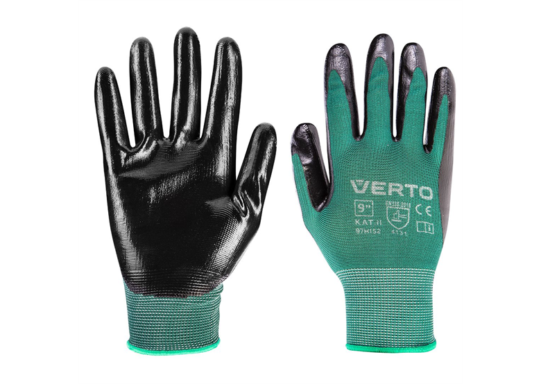 Werkhandschoenen gecoat met nitril - 9 " Verto 97H152