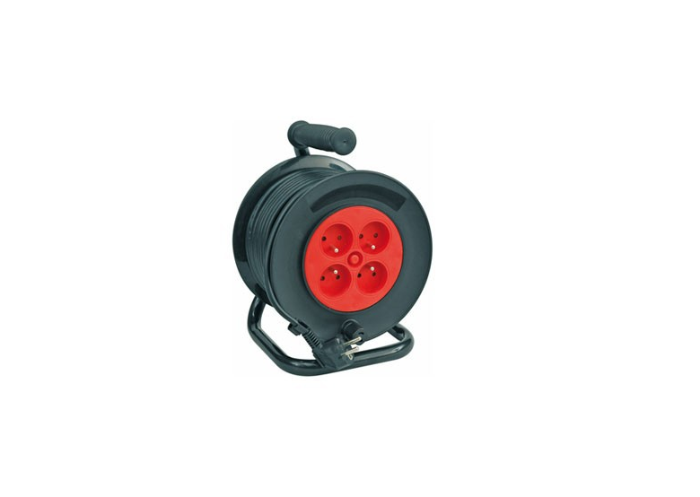 Kabelhaspel 4 stopcontacten 25 meter Vorel 82682