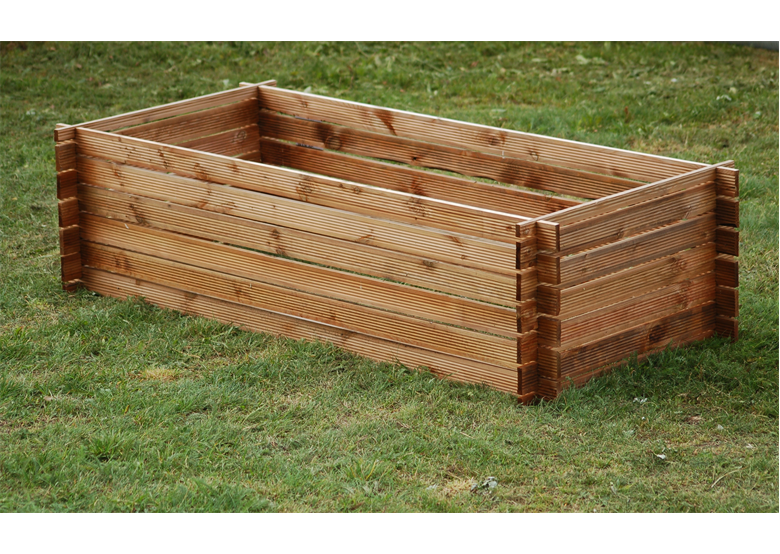 Compostbak hout Werth-Holz 85x170x48