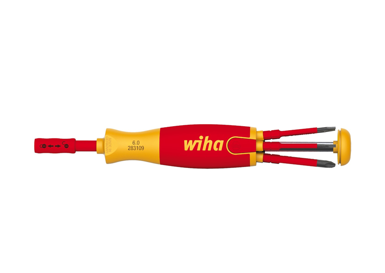 LiftUp electric schroevendraaier met magazijn en 6 slimBits Wiha 283109021