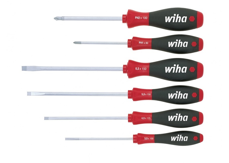 Schroevendraaierset SoftFinish 6st. Wiha 302HK6SO