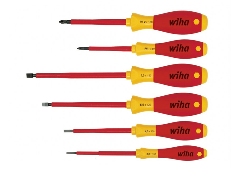 Schroevendraaierset SoftFinish electric 6st. Wiha 320NK6