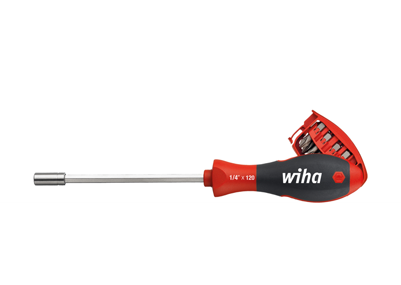 Magnetische schroevendraaier met magazijnbithouder Wiha WH-32901