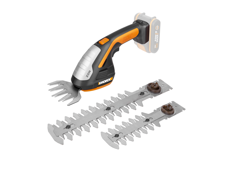 Accu gras-struiken schaar Worx Power Share WG801E.9