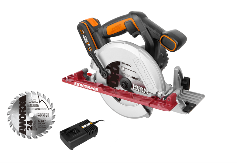 Cirkelzaag Worx Power Share WX530 EXACTRACK