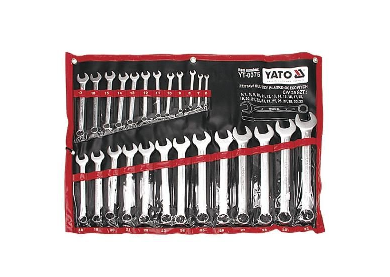 Steek-ring sleutelset 6-32 mm Yato YT-0075