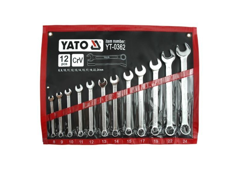 Steek-ring sleutelset 8-24 mm Yato YT-0362
