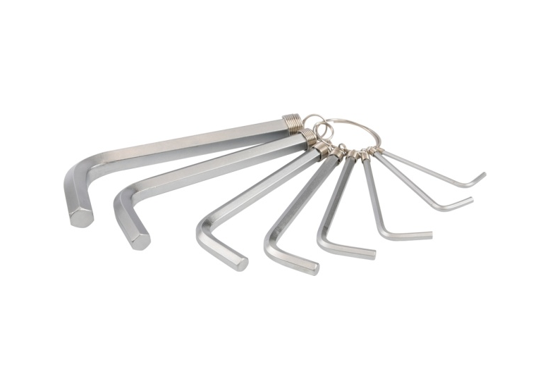 Inbussleutelset HEX 8 stuks Yato YT-0503
