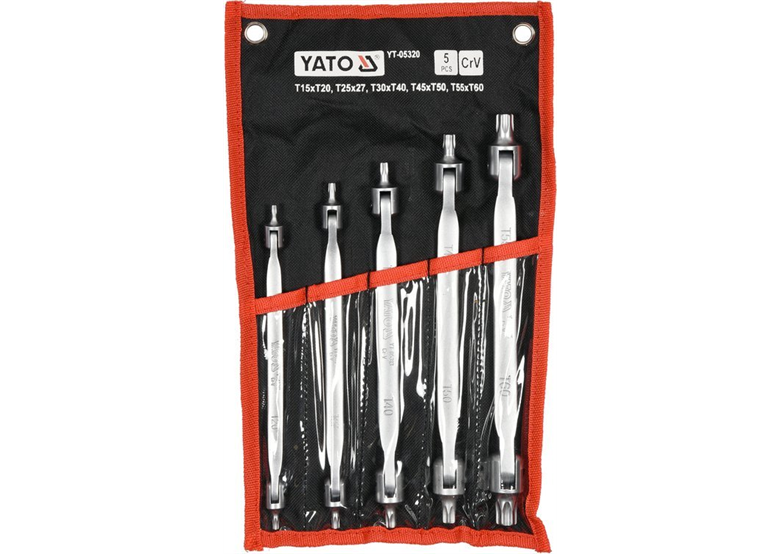 Torx knie-gwricht sleutelsset 5st. Yato YT-05320