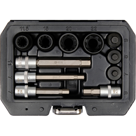 Remklauwenset 11 stuks. Yato YT-06808